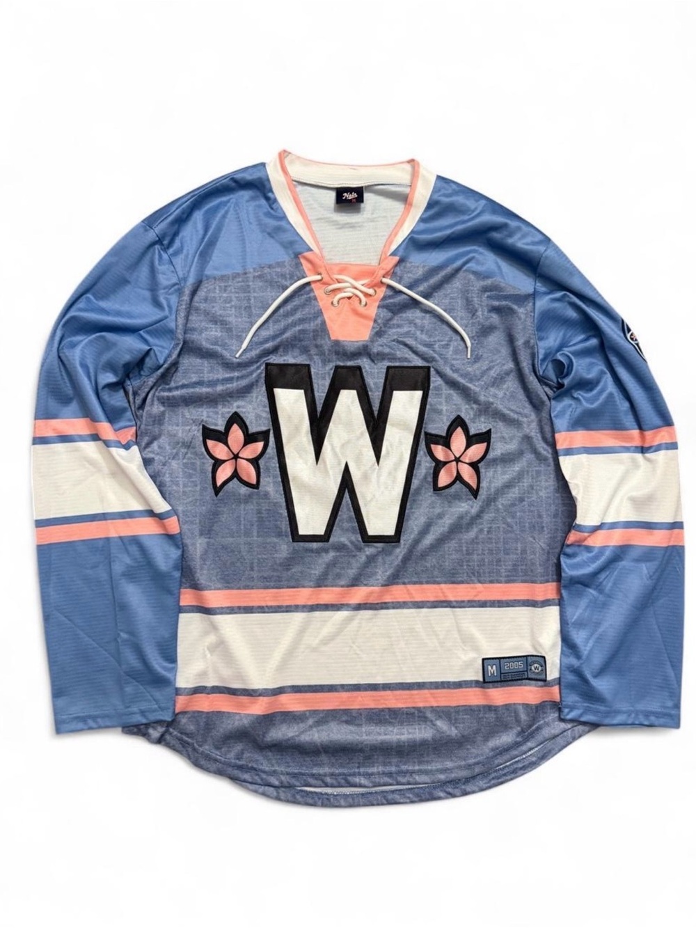 Washington Nationals City Connect Cherry Blossom Hockey Jersey 🏒
